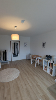 Ansicht Wohnraum - Lichtdurchflutete 1-Zimmer Wohnung in der Südstadt Hannovers!