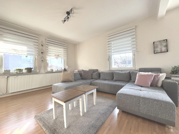 Wohnzimmer im Obergeschoss - Einfamilienhaus mit viel Platz in Freden!