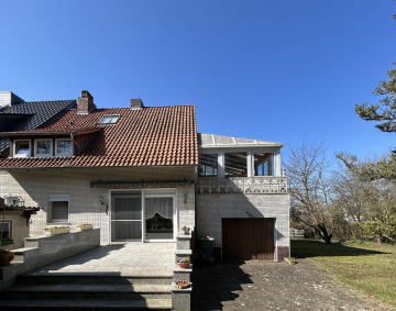 Ansicht aus dem Garten - Gepflegtes Ein-/Zweifamilienhaus in ruhiger, zentraler Lage von Gronau!
