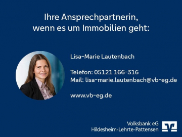 Ansprechpartnerin Lisa-Marie Lautenbach - Helle 3-Zimmer-Wohnung mit Südbalkon und Stellplatz in Ochtersum!