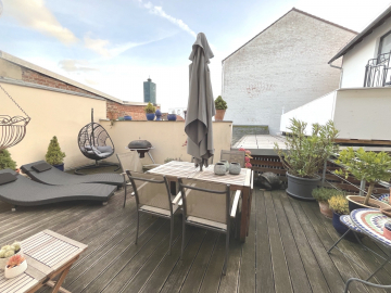 Dachterrasse I. OG - Lehrte: MFH mit vier Wohneinheiten und einer Gewerbeeinheit in bester Innenstadtlage